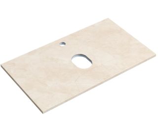 Столешница для ванной комнаты Sancos TT80A2X 80см с отверстием под смеситель kreman